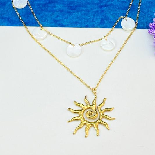 Calypso Ocean Dual Chain Necklace