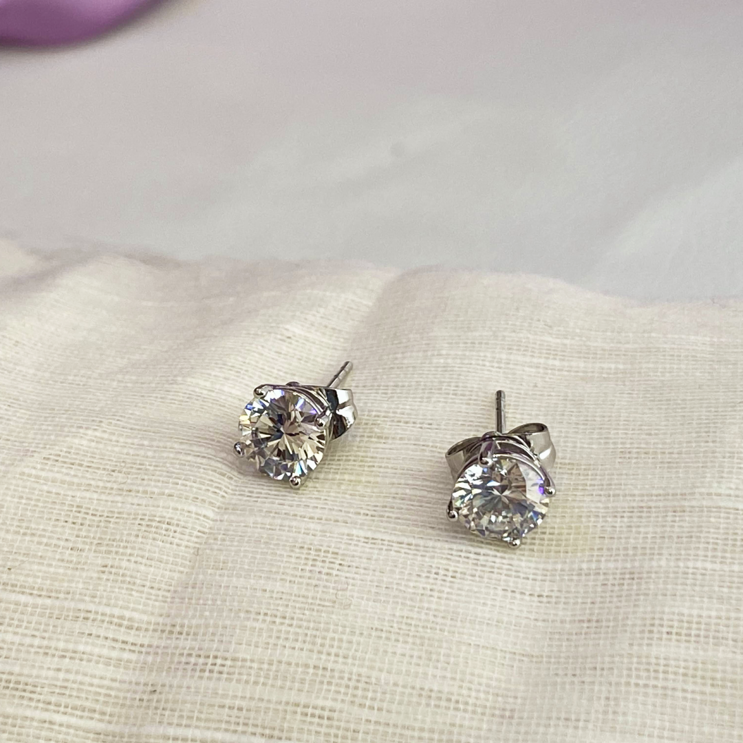Glazed Stud Earrings