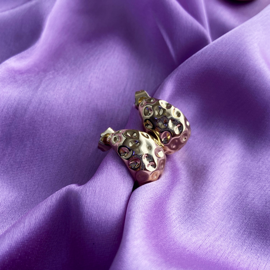 Gold Artificial Earrings