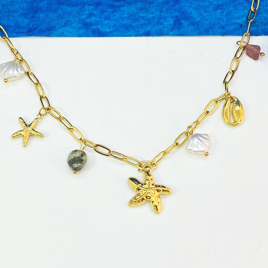 Muriel Ocean Charms Necklace