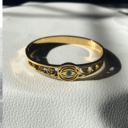 Om Evil Eye Kada Bracelet