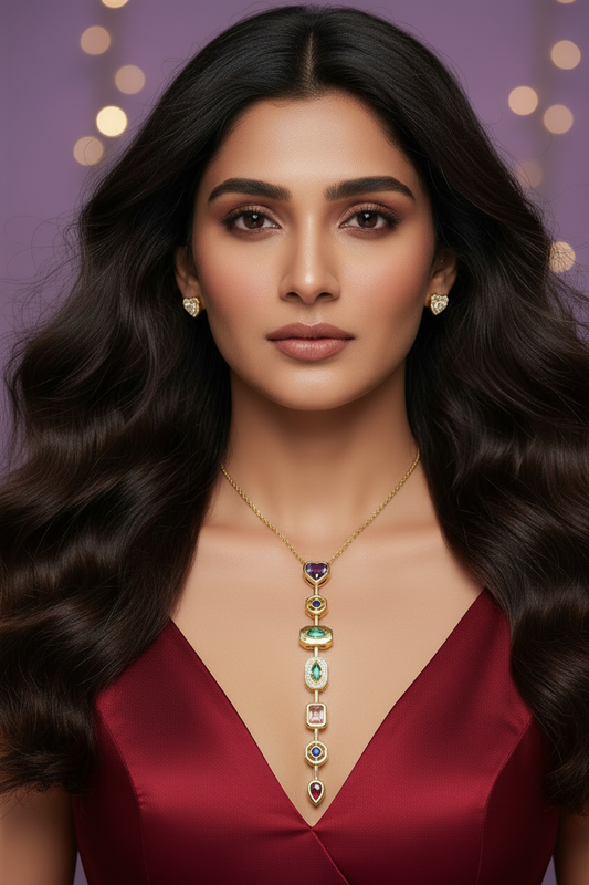 Rivora Long Pendant Necklace