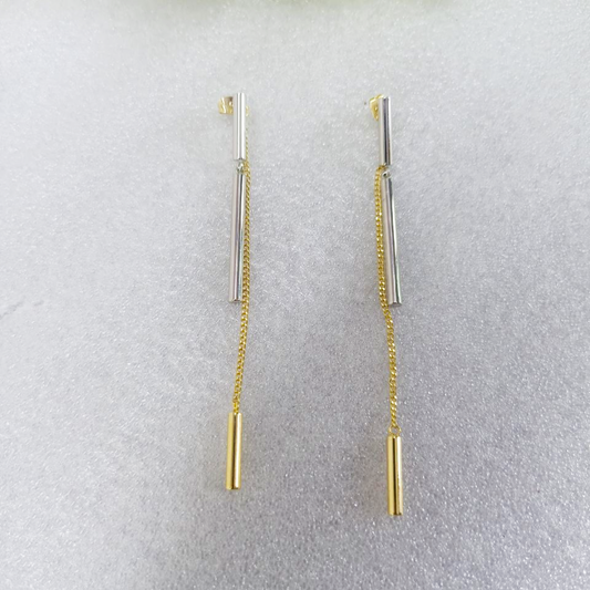 Sia Dua Tone Earrings