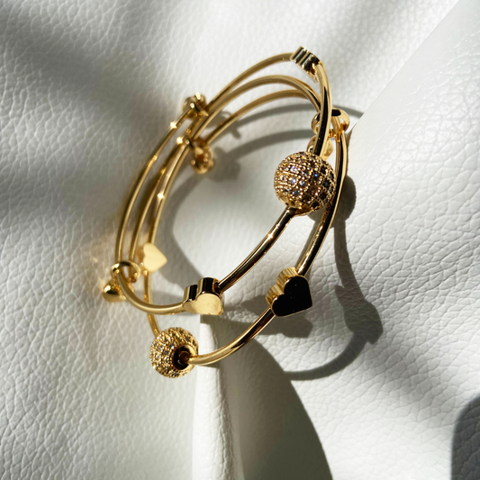 A Pair of Hearts Kadas (2 nos)