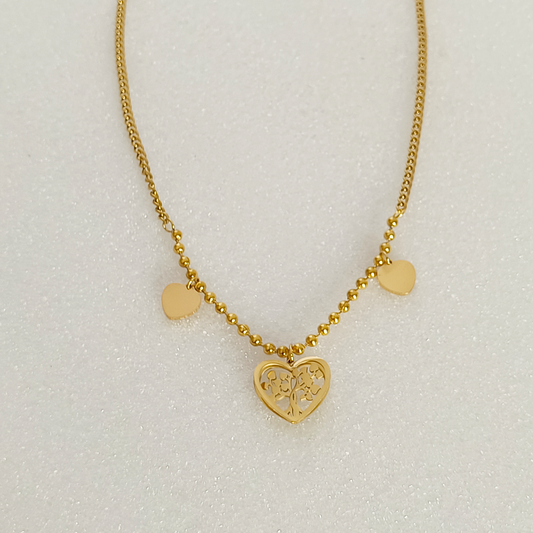 Luvia Tree of Life Heart Necklace