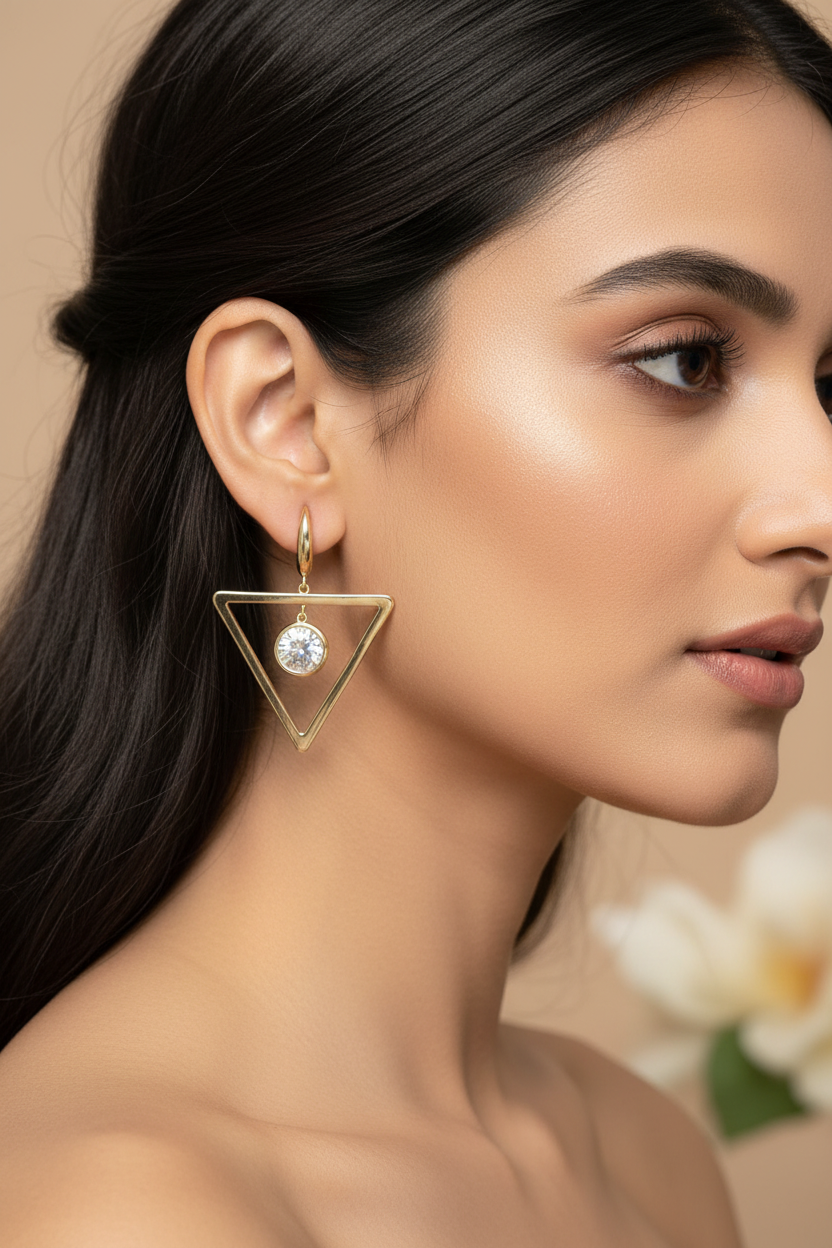 Pia Triangle Earrings