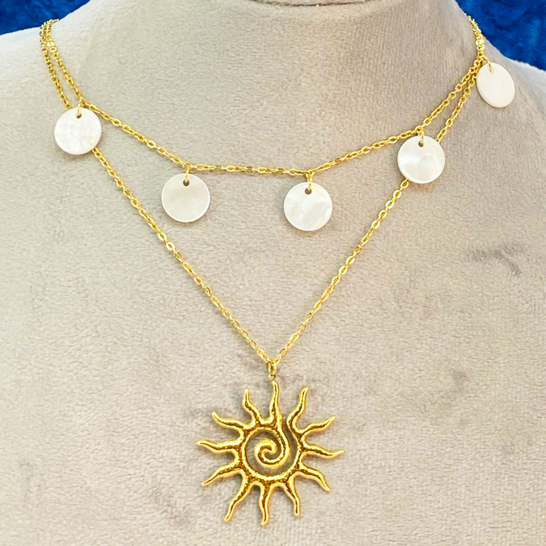 Calypso Ocean Dual Chain Necklace