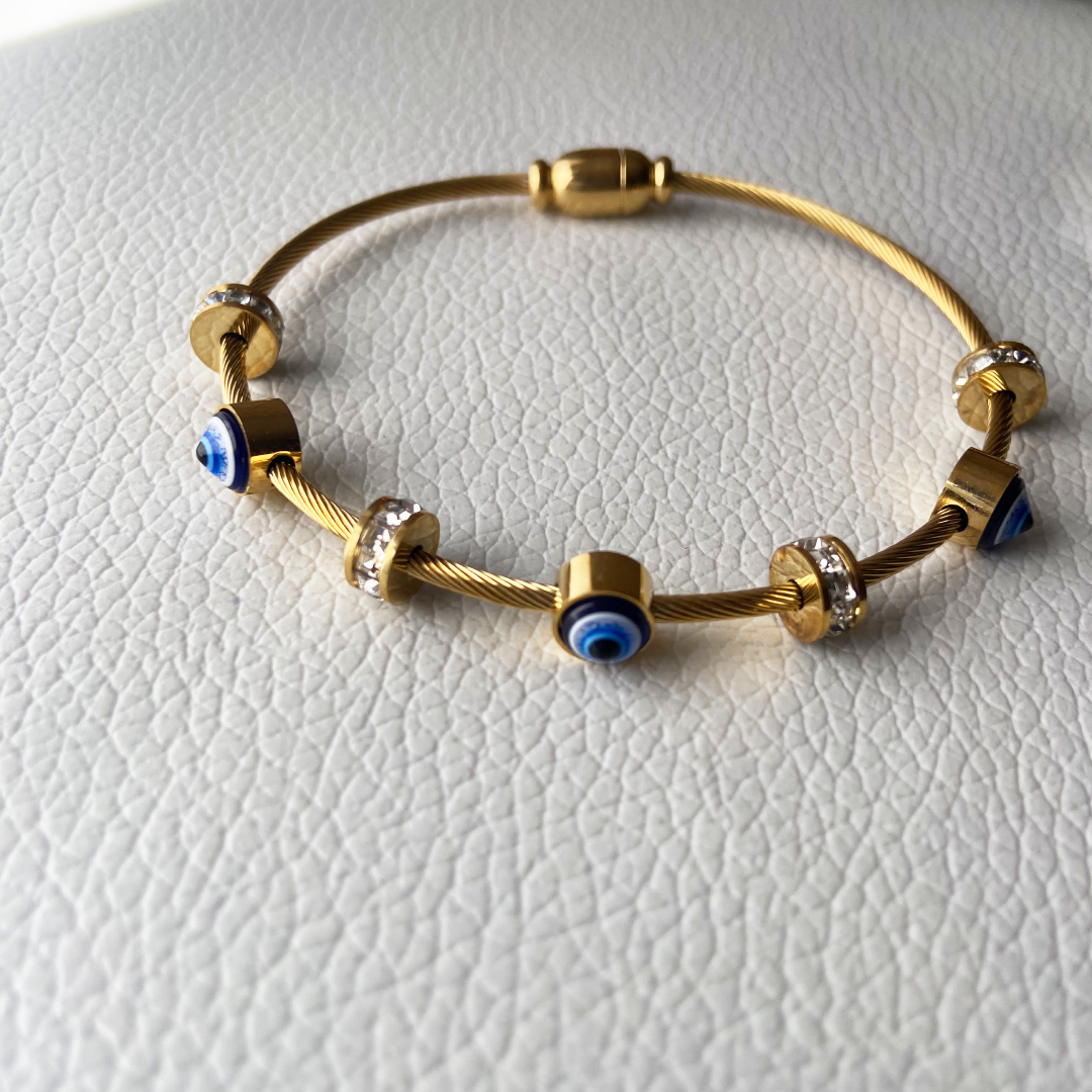 Luna Evil Eye Kada Bracelet