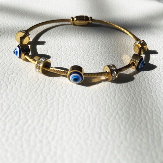 Luna Evil Eye Kada Bracelet