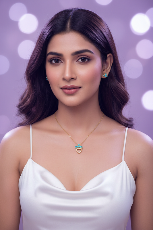 Fondra Queen Heart Necklace