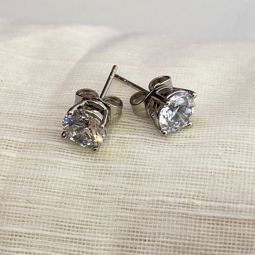 Glazed Stud Earrings