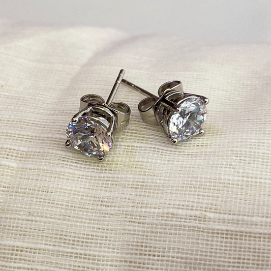 Glazed Stud Earrings