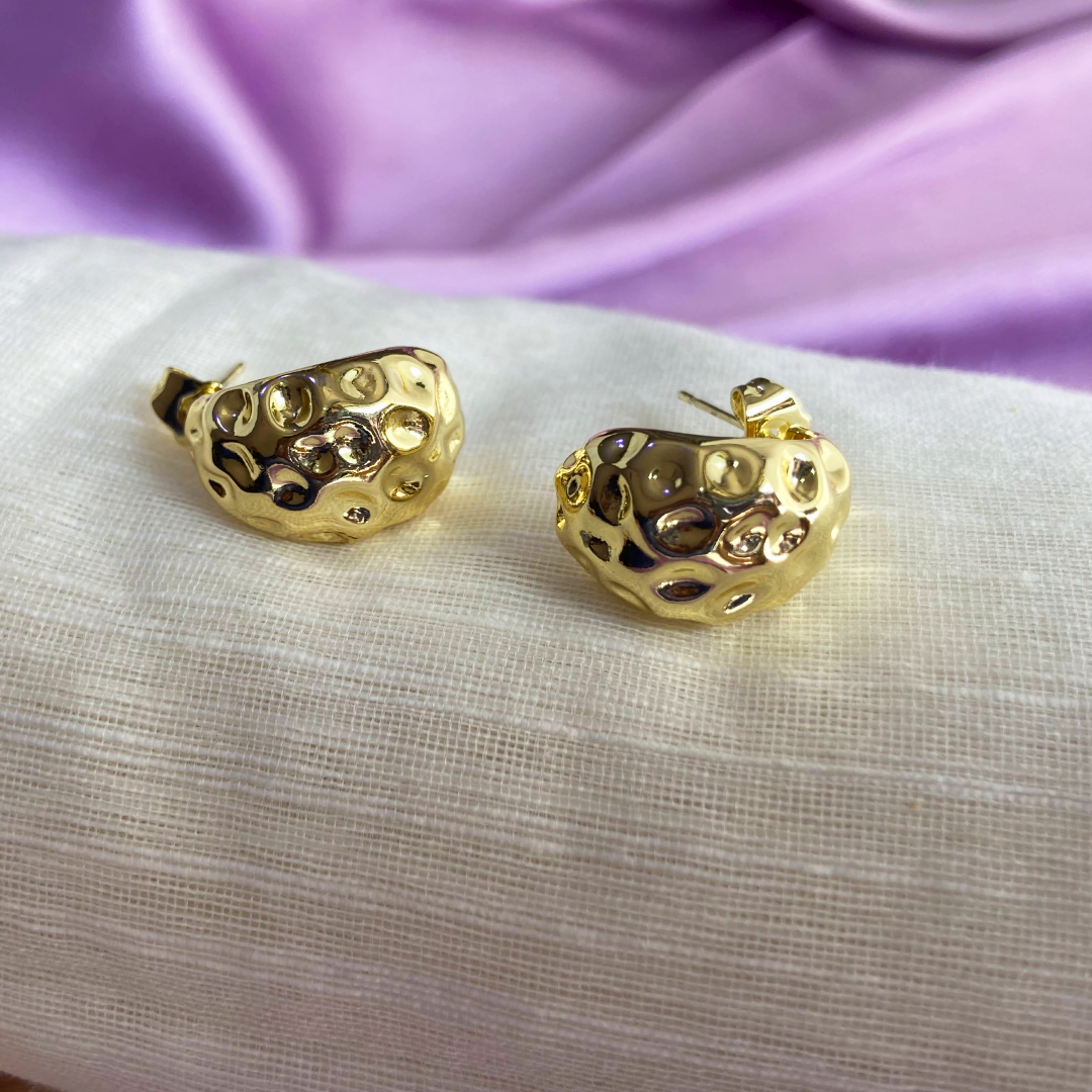 Gold Artificial Earrings