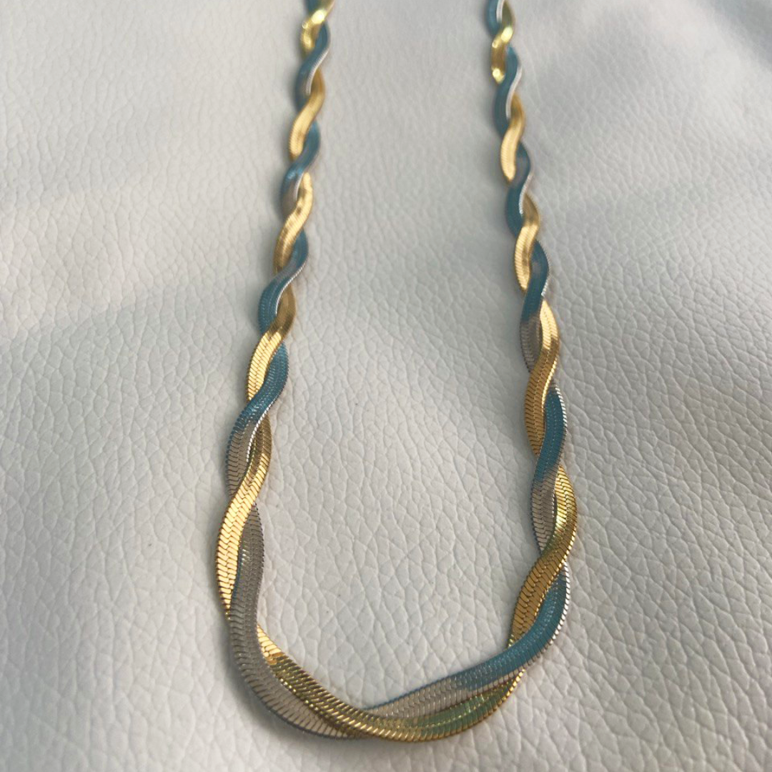 Hazel Dual Tone Necklace