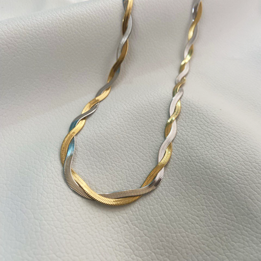 Hazel Dual Tone Necklace