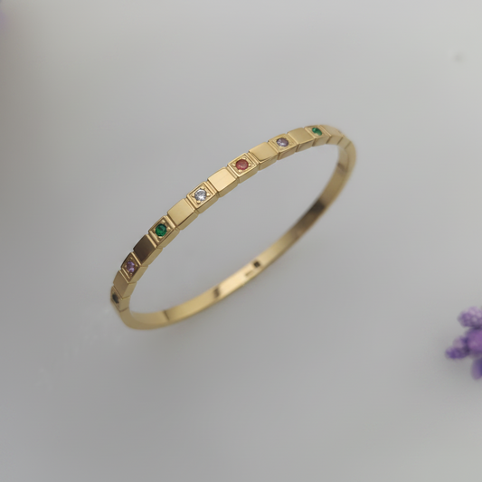 Ela Multicolor stone bracelet kada