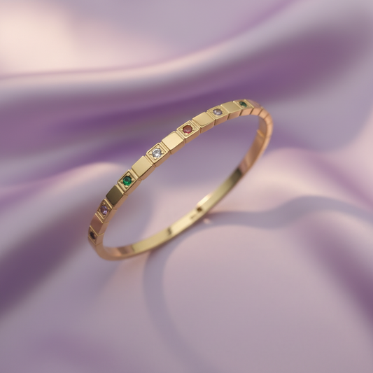 Ela Multicolor stone bracelet kada