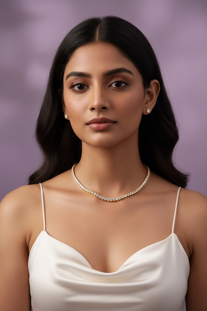 Icone Tennis Necklace