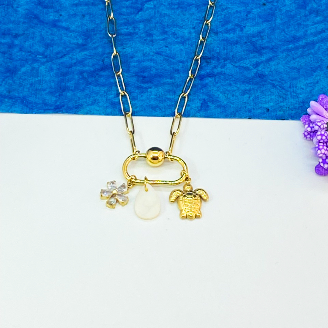 Isletta Ocean Charms Necklace