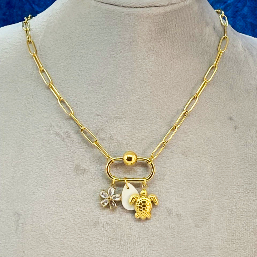 Isletta Ocean Charms Necklace