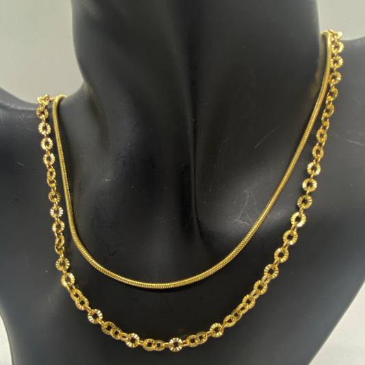 Jo Dual Chain Necklace