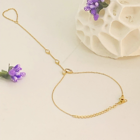 Mehek Ring Chain Bracelet