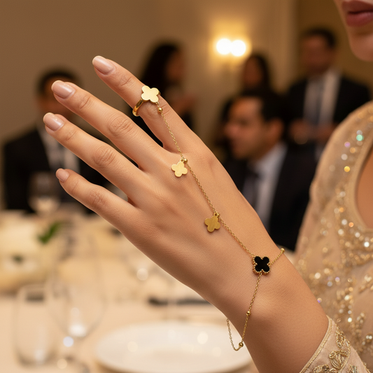 Noory Ring Chain Bracelet