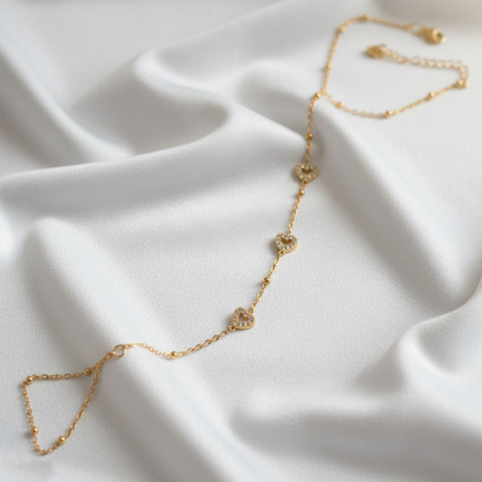 Rajika Finger Ring Bracelet