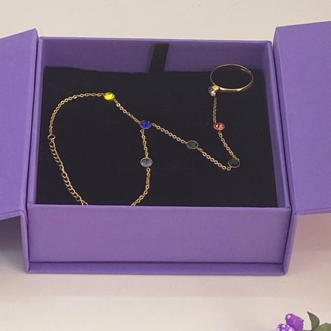 Riwaz Ring Chain Bracelet