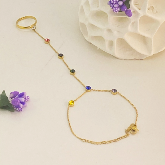 Riwaz Ring Chain Bracelet