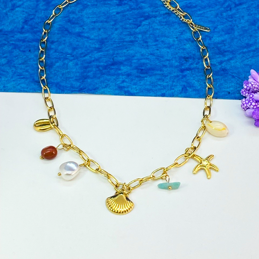 Sephira Ocean Charms Necklace