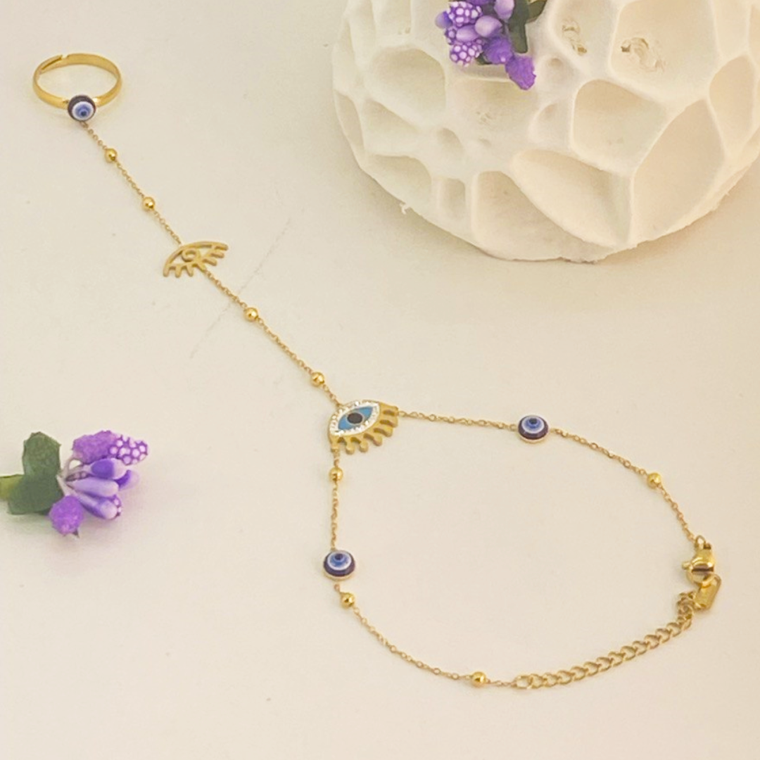 Shahi Ring Chain Bracelet