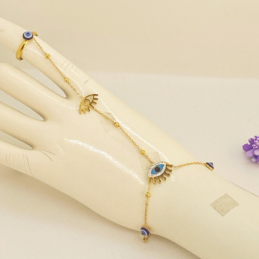 Shahi Ring Chain Bracelet