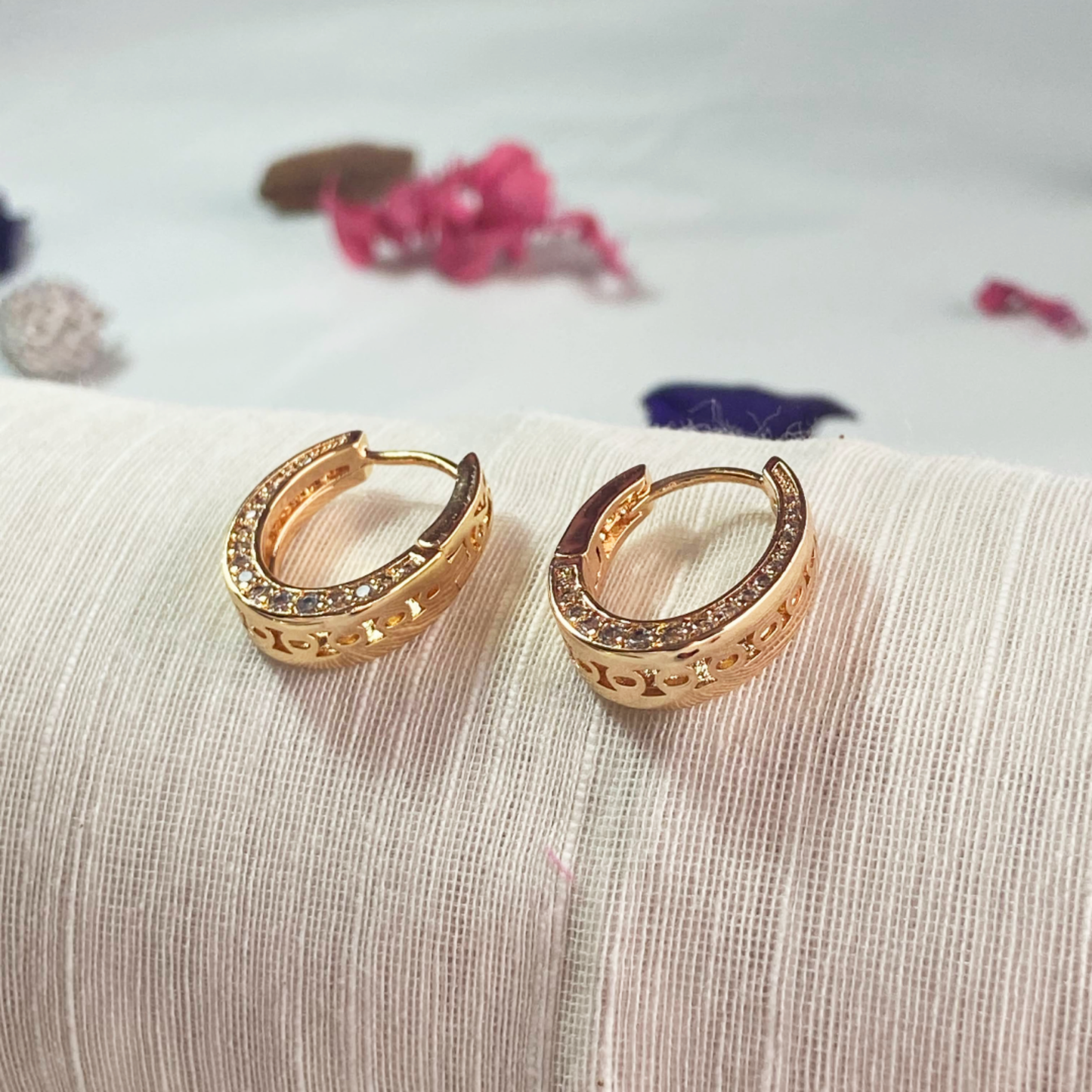 Sheen Hoop Earrings