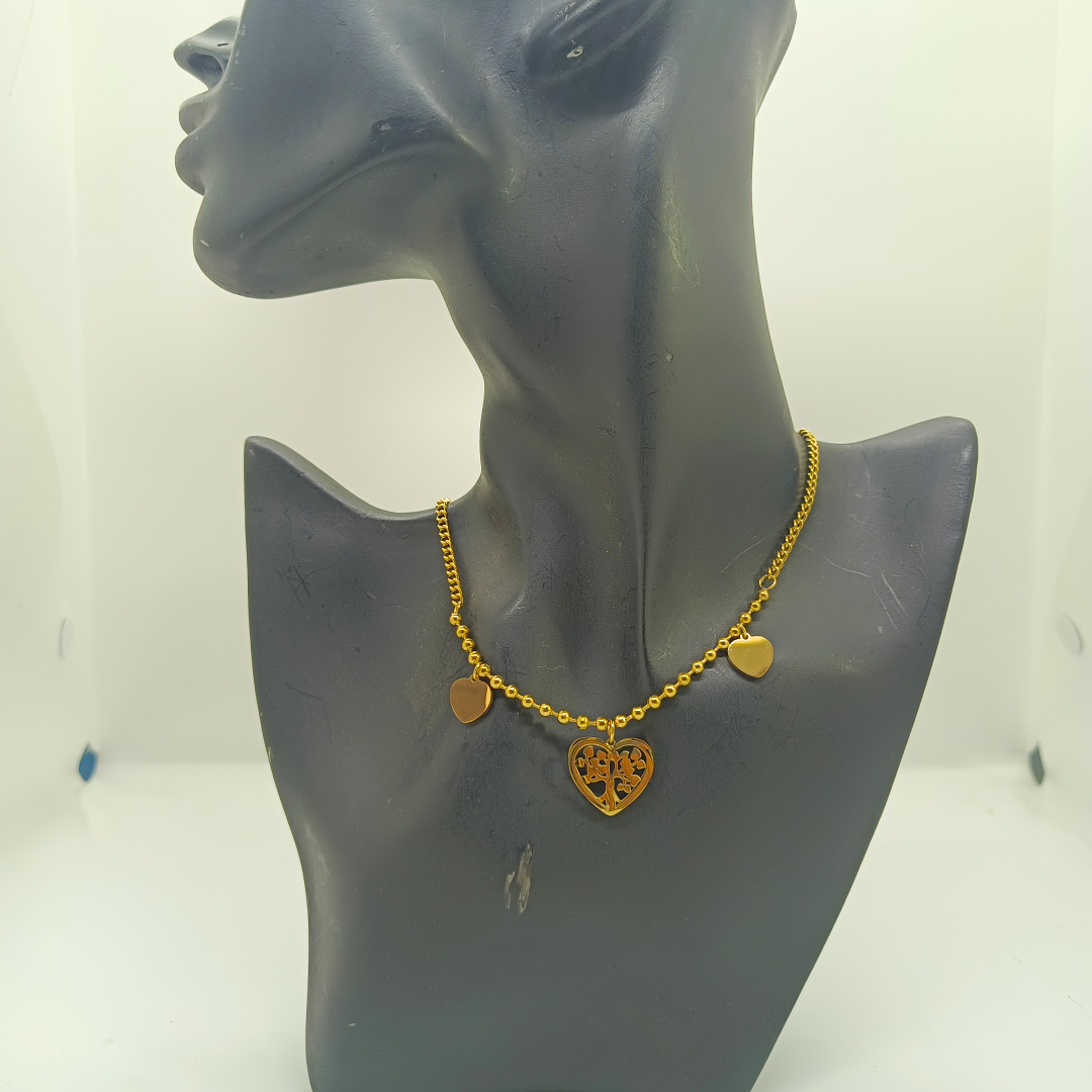 Luvia Tree of Life Heart Necklace