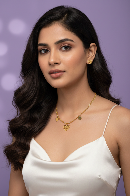 Luvia Tree of Life Heart Necklace