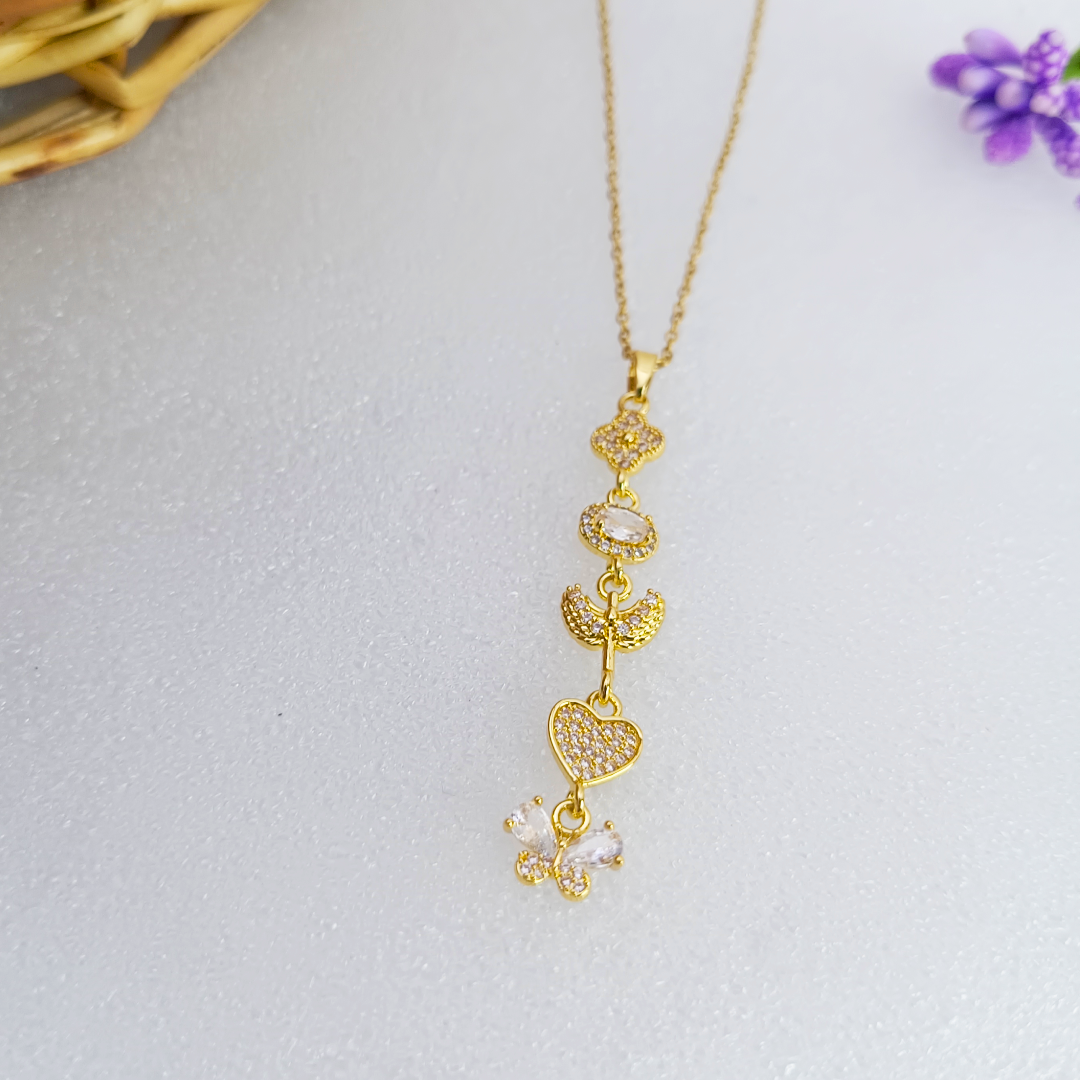 Velora Long Pendant Necklace