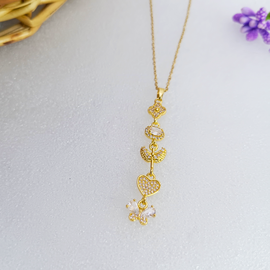 Velora Long Pendant Necklace