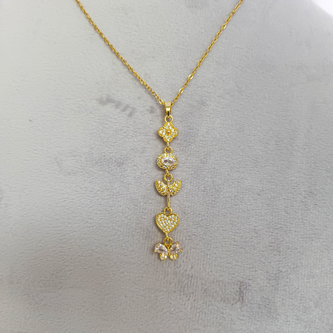 Velora Long Pendant Necklace