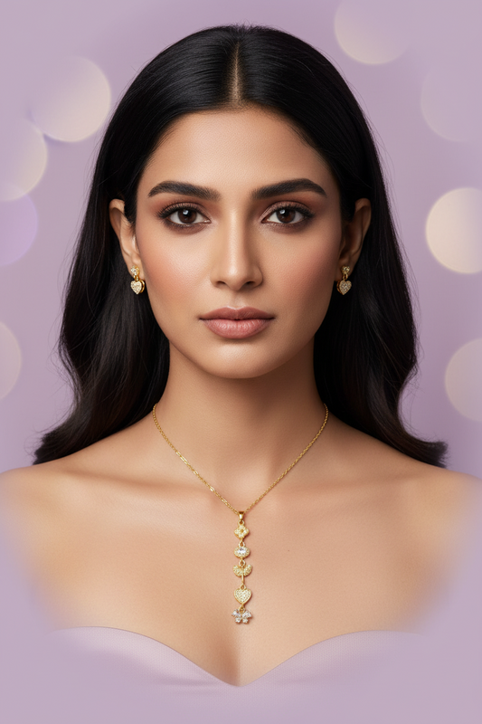 Velora Long Pendant Necklace