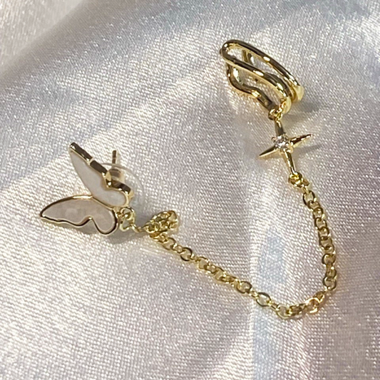 Vortex Butterfly Earcuffs