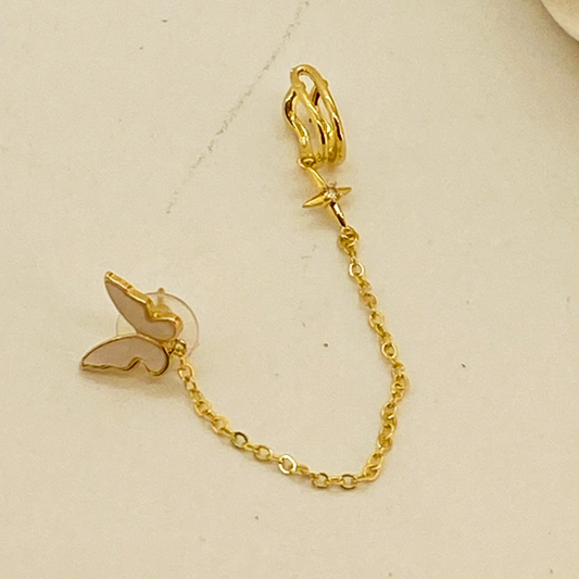 Vortex Butterfly Earcuffs