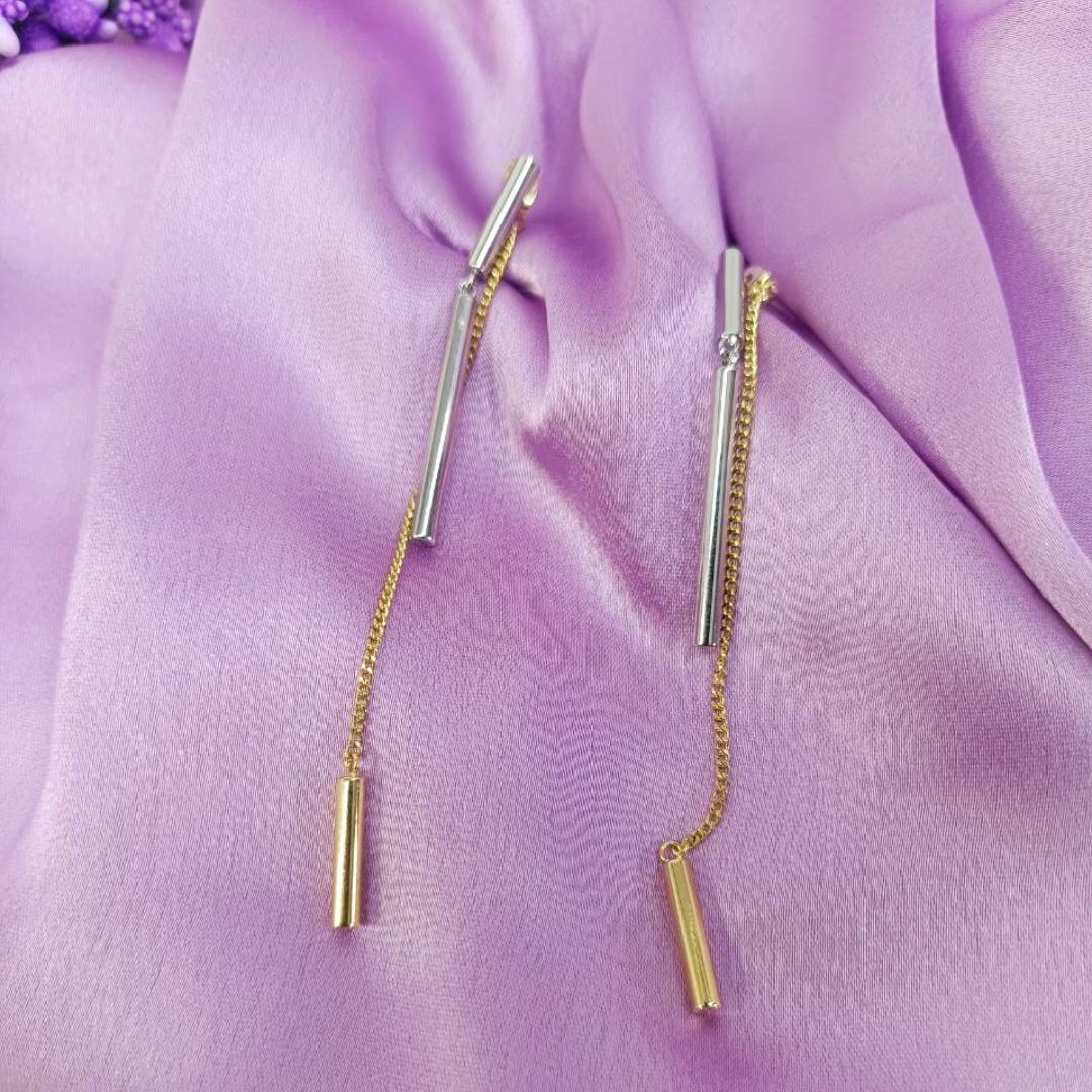 Sia Dua Tone Earrings