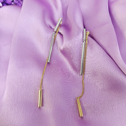 Sia Dua Tone Earrings
