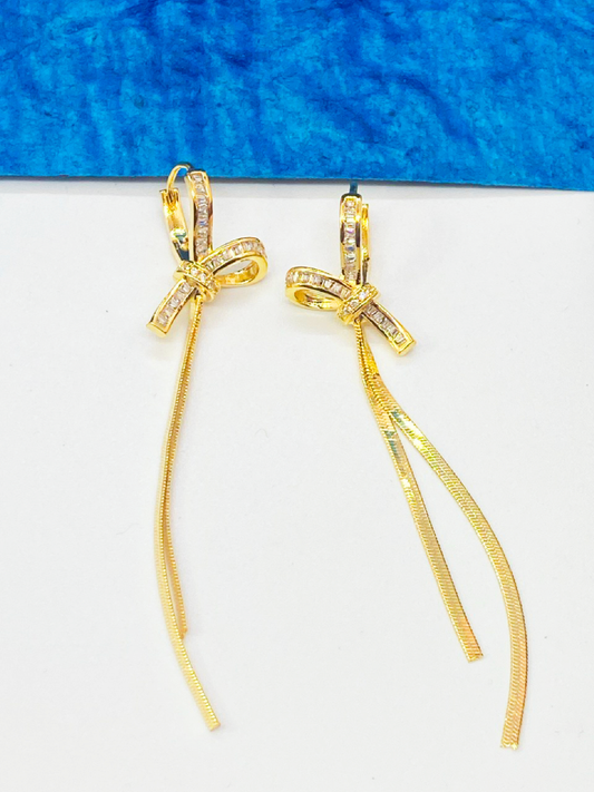 Enchant Bow AD Earrings