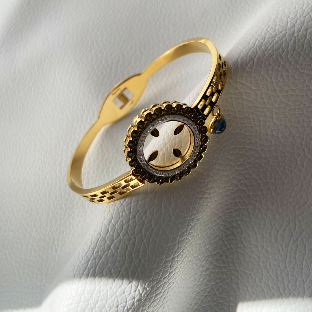 Evil Eye Pendant Kada Bracelet