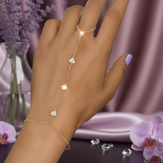 Rajika Finger Ring Bracelet