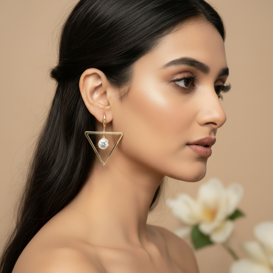 Pia Triangle Earrings