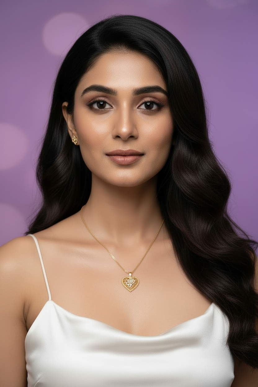 Uniona Mom Heart Necklace