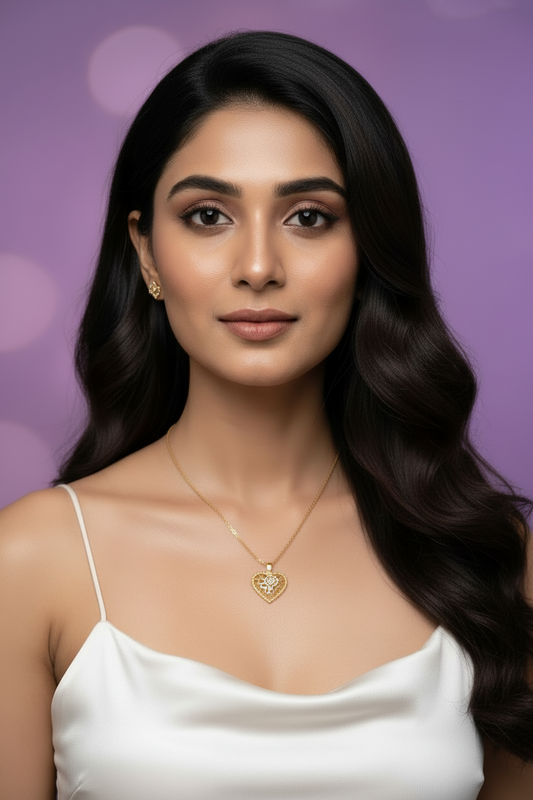 Uniona Mom Heart Necklace